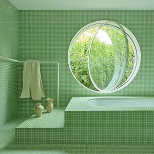25 carreaux de mosaïque en céramique à carreaux blancs, différentes couleurs (or rose orange bleu), pour murs de salle de bain et de <span class=keywords><strong>piscine</strong></span>, haute absorption d'eau - Product Image 2