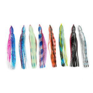 Señuelo de pesca artificial de <span class=keywords><strong>pulpo</strong></span> de plástico suave al por mayor para lubina, para técnicas de pesca de fondo - Product Image 1