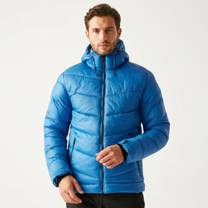 Custom Men's Winter Puffer <b>Jacket</b> High Quality Waterproof Windproof Reversible Eco-Friendly Hooded Quick Dry Breathable - Product Image 1