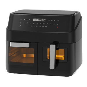 Friteuses à air numériques électriques intelligentes, distributeur d'usine, grande capacité avec 2 paniers, four à friteuse à air avec grill <span class=keywords><strong>sans</strong></span> <span class=keywords><strong>huile</strong></span> - Product Image 1