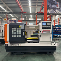 Tour à métaux CNC CK6150 à usage moyen, avec lit FFLATB et tourelle à 4, 6 ou 8 postes, 220 Volts monophasé