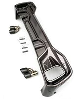Diffuseur arrière pour BMW X6 G06 2019+ - Kit carrosserie X6 G06 M Sport - Diffuseur de pare-chocs arrière en fibre de carbone