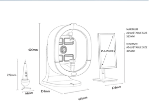 2025 profesyonel Model 006 masaüstü dokunmatik ekran AI saç derisi yüz ve baş cilt analizörü ev & Salon kullanımı için - Product Image 6