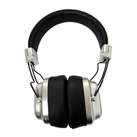 Casque Bluetooth sans fil rétro supra-auriculaire haut de gamme, pliable, stéréo, avec coussinets en cuir protéiné doux et confortables