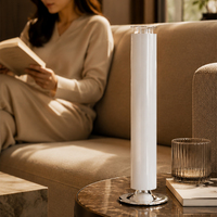 Diffuseur d'huiles essentielles de luxe à peinture piano, contrôle intelligent par application, design cylindrique élégant, batterie 10000 mAh, pour la maison et le SPA