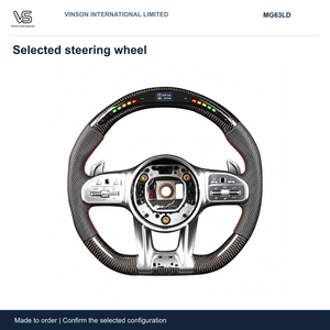 Volant en fibre de carbone pour Mercedes-Benz Classe G, configuration sélectionnée Open Center MG63LD - Product Image 1