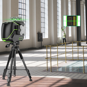 Nivel láser, herramienta de nivelación 2D de alta tecnología, <span class=keywords><strong>S02CG</strong></span>, OSRAM, Láser de línea verde, con bolsa suave - Product Image 5