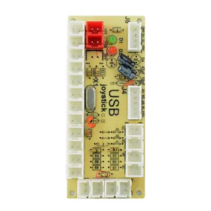 街机 MAME DIY 套件 USB 编码器板与 PC 操纵杆为木材或金属控制面板