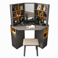 Meubles de chambre à coucher modernes de luxe, coiffeuses, commodes d'angle, tables de maquillage, panneaux de dressing pour salon