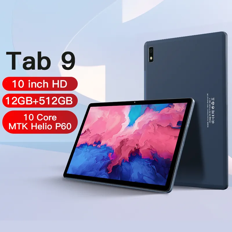 حار الأصلي جديد G20-Tab 9 اللوحي الوسادة برو 10.1 بوصة 12GB + 512GB كمبيوتر لوحي مزود بخدمة الواي فاي Pc أنف العجل 870 الثماني النواة المزدوج الفرقة سادة برو اللوحي