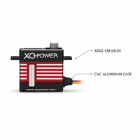 XQ POWER 10kg Servomoteur numérique sans noyau étroit Micro Mini Servo personnalisable pour hélicoptère RC et avion à voilure fixe