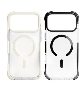 <span class=keywords><strong>Coque</strong></span> <span class=keywords><strong>transparente</strong></span> magnétique antichoc pour <span class=keywords><strong>Apple</strong></span> iPhone 18 Pro Max 17 Pro, protection de téléphone avec protection contre les chutes aux quatre coins - Product Image 6