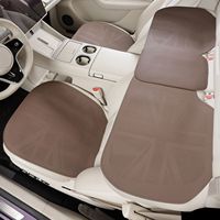 Coussin de siège de voiture en soie glacée fine pour l'été, style Union Jack, sensation premium, assurant une excellente ventilation et respirabilité
