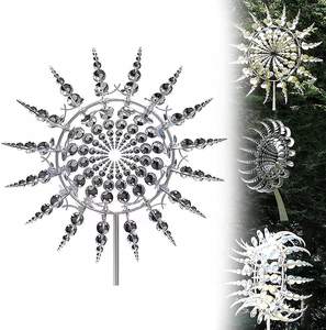 <span class=keywords><strong>Moulin</strong></span> à <span class=keywords><strong>vent</strong></span> en métal unique et magique Oniya, sculpture cinétique 3D, <span class=keywords><strong>moulin</strong></span> à <span class=keywords><strong>vent</strong></span> pour terrasse, pelouse, jardin, décoration extérieure - Product Image 3