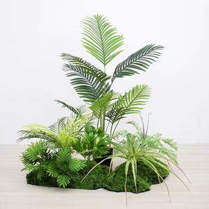 Muschio Artificiale per Decorazione Interna, <span class=keywords><strong>Prato</strong></span> Sintetico per Soggiorno, Paesaggistica in Miniatura 60cm/160cm 3.0kg - Product Image 4