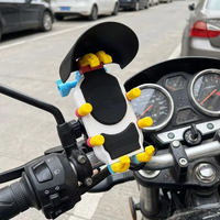 Nouveau support de téléphone de voiture YS, mignon, coloré, de luxe, support de téléphone de moto antichoc pour voiture