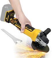 Meuleuse d'angle sans fil électrique portable MARS MS-405 125 mm, moteur sans balais, batterie 21 V 4,0 Ah, 7200 tr/min, qualité industrielle, déclencheur, pour bricolage
