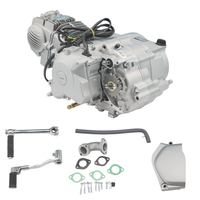 Moteur Yinxiang 140cc à refroidissement par huile, démarrage électrique/à kick, moto tout-terrain, moto YX140cc, embrayage automatique