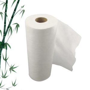 Rollo de toalla de papel de paño de <span class=keywords><strong>limpieza</strong></span> desechable de fibra de bambú de color personalizado al por mayor para la <span class=keywords><strong>limpieza</strong></span> de platos domésticos de cocina - Product Image 3