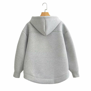 <span class=keywords><strong>Sweat</strong></span>-shirt à <span class=keywords><strong>capuche</strong></span> vintage personnalisé avec logo imprimé, coupe et couture sur mesure, pour femmes et hommes, manches longues, avec fermeture éclair, collection automne/printemps, Sehe Fashion - Product Image 4