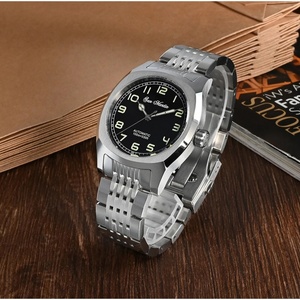 Montre de luxe pour homme San Martin SN0026-G-A, design original, carrée, vintage, sportive, style simple, montres de haute qualité, saphir - Product Image 3