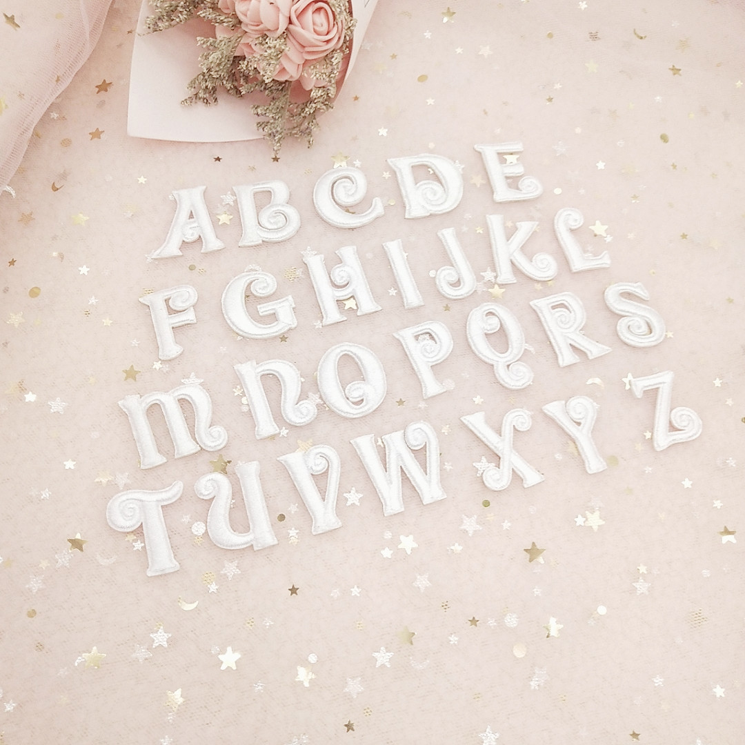 White(single letter price, pls note  the letter you need)