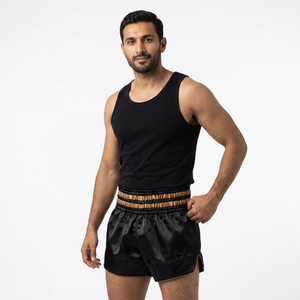 Shorts de Muay Thai Lisos al por Mayor de Primera Calidad, Cómodos, de Secado Rápido, con el Mejor Diseño - Product Image 1
