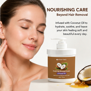Crema Depilatoria Facial y Corporal Orgánica, Suave y Nutritiva, para Piel Sensible, Venta al Por Mayor - Product Image 3