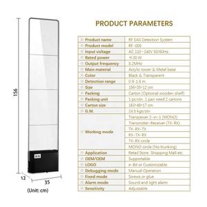 Systèmes de sécurité complets pour supermarchés en acrylique 8,2 MHz, dispositif antivol RF EAS pour la protection des magasins de détail - Product Image 6