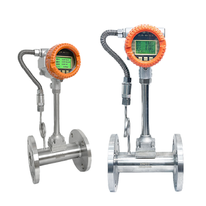 LUGB OEM 蒸気 空気 酸素 窒素 ガス バイオガス LPG 熱媒 4-20mA RS485 304ステンレス フランジ ウェハー ボルテックス流量計 - Product Image 1