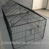 Usine en gros Durable jardin arrière-cour Cage pour animaux de compagnie facile à assembler respirant lapin clapier Coop Run pour poulet fil caisse animaux de compagnie