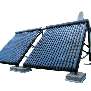 Vidro do vácuo da tubulação do calor da eficiência elevada 20 tubos Coletor do aquecimento solar para o sistema do aquecedor de água