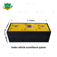 Système d'inspection de véhicules anti-cachage avec caméra couleur 4 millions de pixels UVSS/UVIS, télécommande, protection IP68, champ de vision 180°