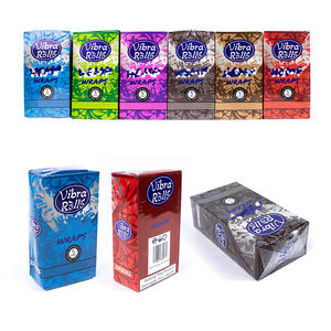 Boîte d'emballage en papier pour rouleaux de cigares couleur café en gros 2026, format Club King Size, combustion lente, papier naturel épais, 125 pièces par boîte - Product Image 1