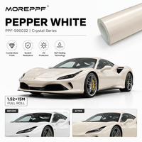 Film de protection TPU PPF aliphatique blanc pour voiture, auto-réparant, anti-jaunissement, hydrophobe, anti-rayures pour modification automobile