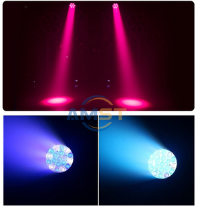 Hiển thị thời gian 19*15W 4in1 zoom ánh sáng di chuyển đầu rửa cho Câu lạc bộ đêm bên sân khấu DJ Disco chiếu sáng - Product Image 6