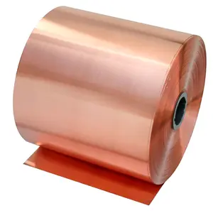 Bobina/folha de cobre macia fina c1100 c11000 0.05mm 0.1mm 0.15mm