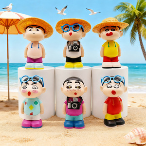 Figurines d'<span class=keywords><strong>action</strong></span> Shin Chan au design de crayons de dessin animé adorables, Boîte mystère de figurines 3D, Jouets en gros, Cadeaux personnalisés - Product Image 3