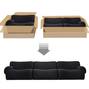Ensemble de canapés sectionnels compressés sous vide Combinaison modulaire <span class=keywords><strong>d</strong></span>'<span class=keywords><strong>occasion</strong></span> Petit appartement Salon moderne Canapé en tissu de créateur - Product Image 1