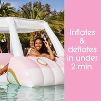 Bateau gonflable de luxe en vinyle pour piscine, pour adultes, avec porte-gobelet