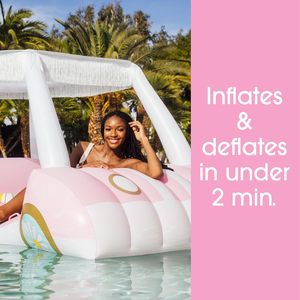 Flotador Inflable de Vinilo de Lujo para Piscina con Forma de Carrito de Golf, para Adultos, con Portavasos - Product Image 6