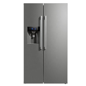 ตู้เย็นสแตนเลสแบบ Side by Side ขนาด 573 ลิตร ระบบ Frost Free พร้อมเครื่องทำน้ำแข็ง - Product Image 1