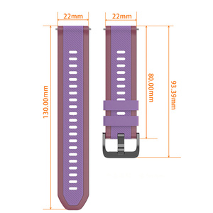 <span class=keywords><strong>Correa</strong></span> de Silicona de Liberación Rápida de 22 mm para <span class=keywords><strong>Garmin</strong></span> <span class=keywords><strong>Forerunner</strong></span> 570 970 265, <span class=keywords><strong>Correa</strong></span> para Huawei Watch GT6 - Product Image 3