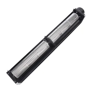 60mm DC 12V 24V çapraz akış fanı teğet egzoz üfleci için soğutma, ısıtma, havalandırma sistemi