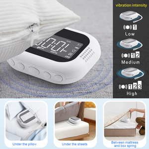 Reloj <span class=keywords><strong>Despertador</strong></span> con agitador de cama fuerte debajo de la almohada con ruido blanco y batería recargable reloj <span class=keywords><strong>despertador</strong></span> vibratorio inalámbrico <span class=keywords><strong>para</strong></span> <span class=keywords><strong>sordos</strong></span> - Product Image 5