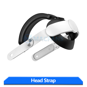 Funda de silicona para controlador VR, máscara facial para <span class=keywords><strong>Meta</strong></span> <span class=keywords><strong>Quest</strong></span> 3, correa para la cabeza, marco resistente a arañazos, cubierta protectora de lentes, accesorios - Product Image 2