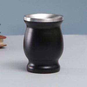 Vaso de Acero Inoxidable de 8oz con Revestimiento Liso, Cuerpo Curvo, Taza para Beber Diaria - Product Image 6