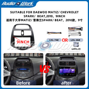 Cadre d'autoradio professionnel de 9 pouces pour DAEWOO MATIZ/ <span class=keywords><strong>CHEVROLET</strong></span> SPARK/ BEAT 2010 - Product Image 2