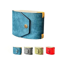 Dompet Uang Tunai Baru dengan Gesper Magnetik, Kantong Penyimpanan Uang Kertas Kulit, Dompet Mudah Dibawa untuk Aktivitas Luar Ruangan