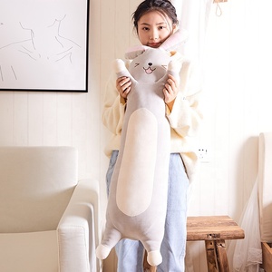 Crea il tuo Design cuscini a forma di carino Peluche corpo del fumetto Peluche cuscino coniglio giocattoli di Peluche colore personalizzato <span class=keywords><strong>Super</strong></span> morbido gatto - Product Image 4